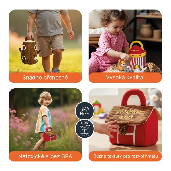 Plyšový set hraček, Farma