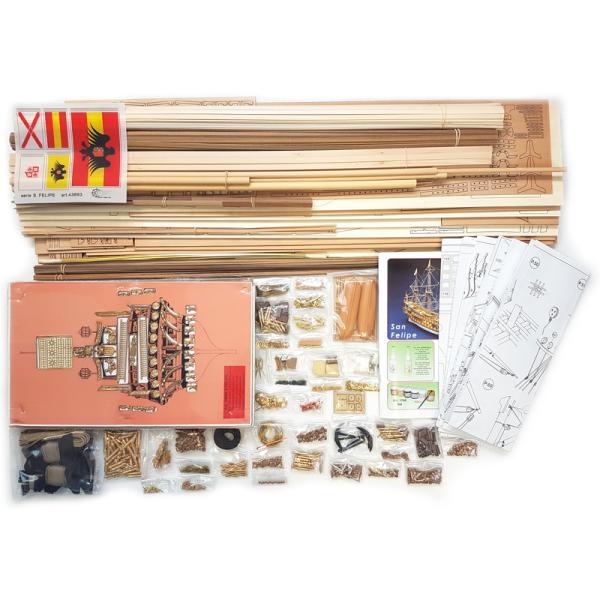 Mantua Model San Felipe 1690 1:75 kit (obrázek 4)