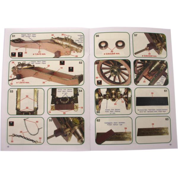 Mantua Model Toskánský kanón 1:17 kit (obrázek 10)