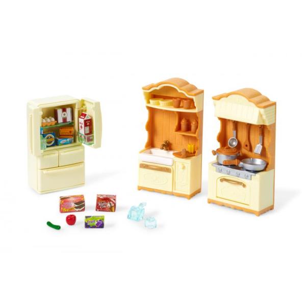 Sylvanian Families Set - cucina con frigorifero