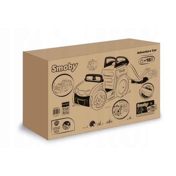 Smoby Auto pískoviště se skluzavkou Life 150 cm (obrázek 10)