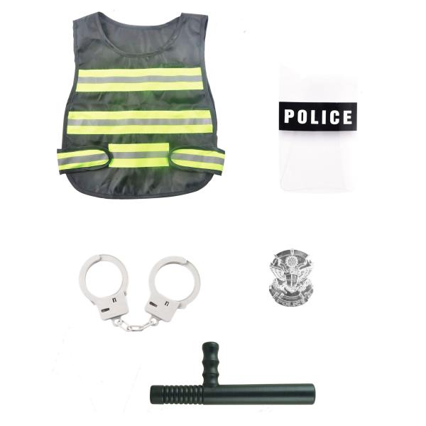 POLICÍA - Chaleco policial con porra