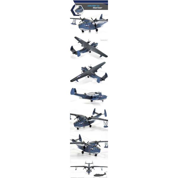 Model Kit letadlo 12586 - USN PBM-5A MARINER (1:72) (obrázek 3)