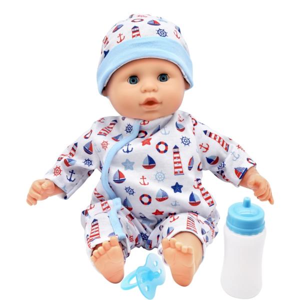 Dolls World Bábätko Baby Joy BLUE - 38 cm