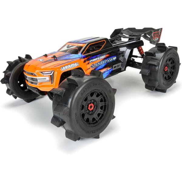 Pro-Line kolo 1:8, pneu 3.8" Sand Paw HP Belted, disk černý H17mm (2) (obrázek 4)