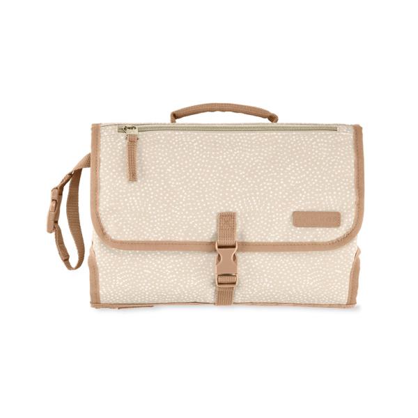 Skip Hop Podložka přebalovací cestovní 2v1 Pronto Beige swirl dot