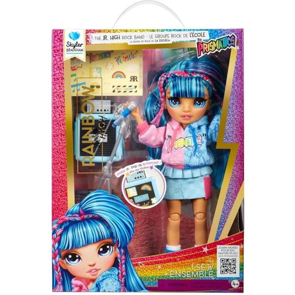 Rainbow High Junior Fashion panenka v rockové kapele – Skyler