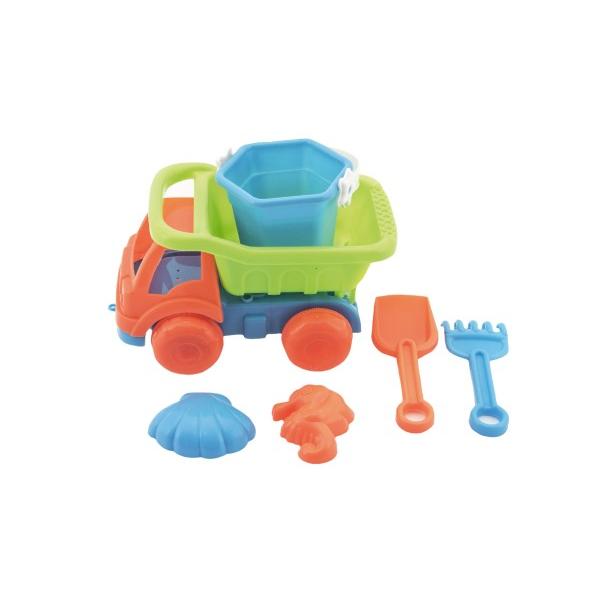 Auto do písku s doplňky plast 16cm 2 barvy