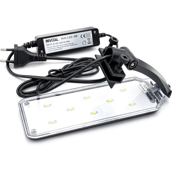 INVITAL illuminazione per set acquario Shrimp LED 30 l
