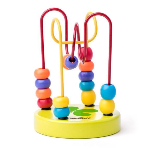 Woody Motorický labyrint mini zelený