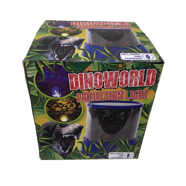 Dinoworld lampička/projektor 12cm 360° na baterie se světlem měnícím barvu (obrázek 3)