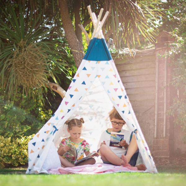 Bigjigs Toys Teepee pestrofarebné