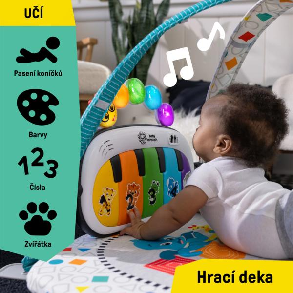 BABY EINSTEIN Postýlka s ohrádkou na hraní a klavírem 3v1 Kick & Snooze™ 0m+ (obrázek 4)
