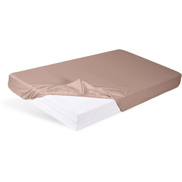 BABYMATEX Plachta napínacia Jersey 60x120cm svetlo hnedá