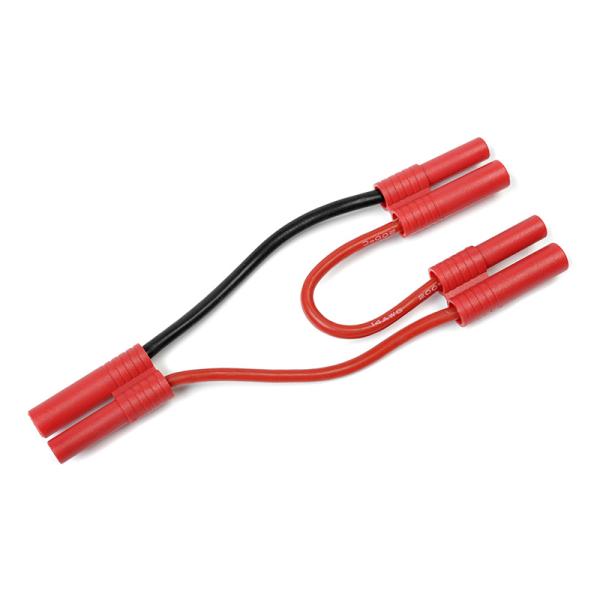 Cavo Y seriale 4.0mm placcato oro 14AWG 12cm