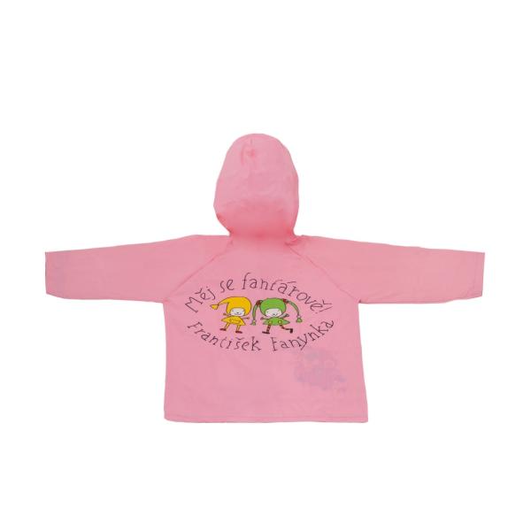 Dětská pláštěnka Kouzelná školka, růžová, 5-6 let