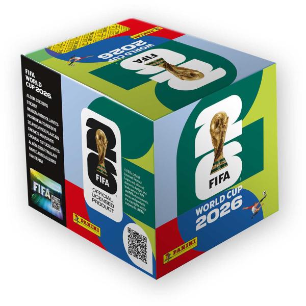 FIFA WORLD CUP 2026 - samolepky - BOX (50 ks)
