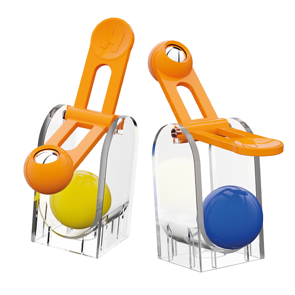 HUBELINO Kuličková dráha – rozšíření 6 ks, gravitační kladivo