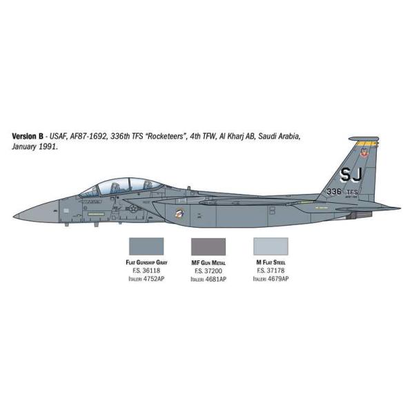 Model Kit letadlo 90166 - F-15E Strike Eagle (1:72) (obrázek 5)