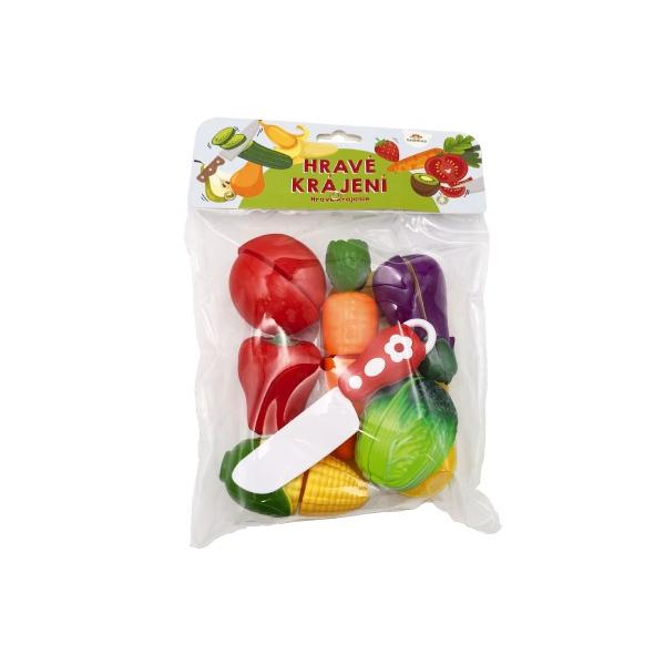 Zelenina krájecí plast s deskou a nožem