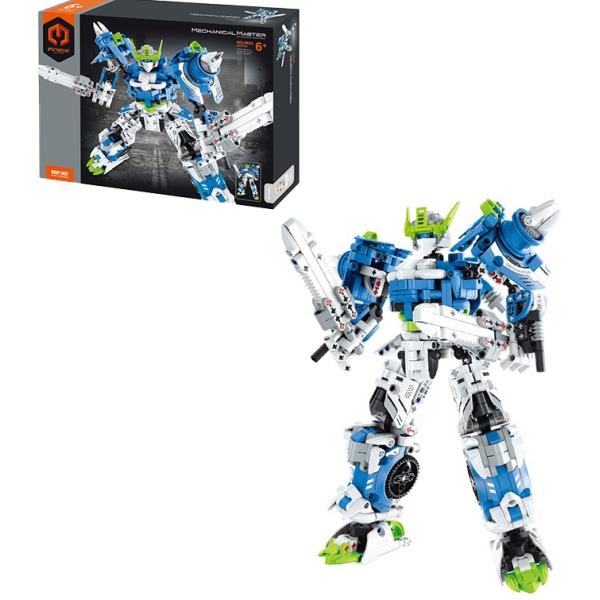 iM.Master Stavebnice Bojový robot modrý 941 ks