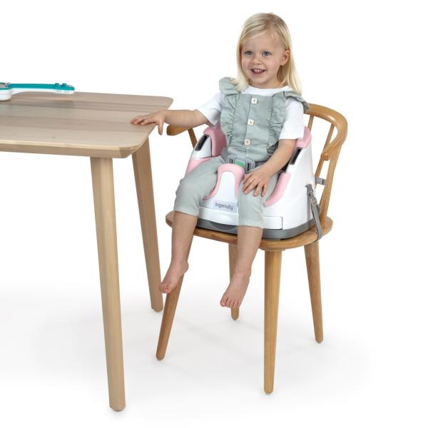 INGENUITY Podsedák na židli 2v1 Baby Base™ Peony 6m+ do 22kg (obrázek 4)