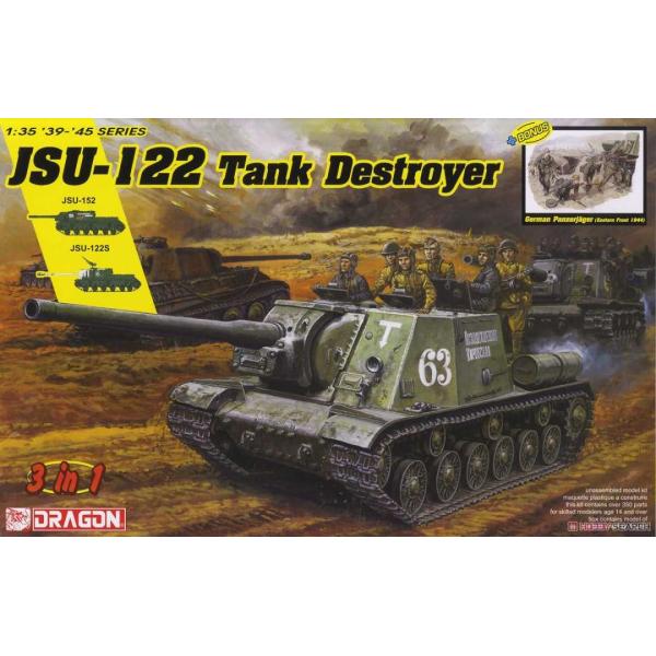Model Kit military 6787 - JSU-122 Tank Destroyer (3 in 1) (1:35)