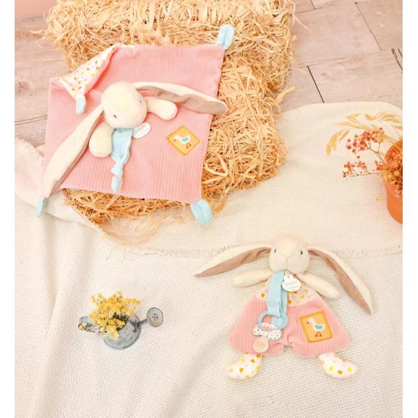 Doudou Dárková sada Hračka s úchytem na dudlík Zajíček Ciboulette 19 cm (obrázek 4)