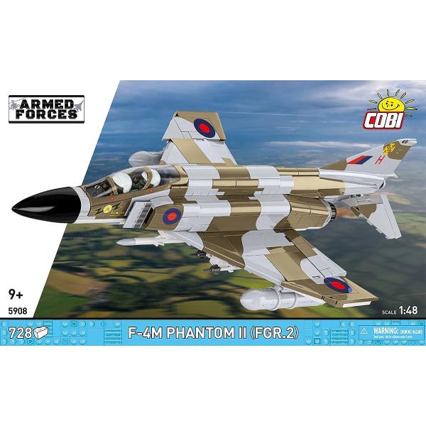 Cobi 5908 Ozbrojené síly F-4F Phantom II, 1:48, 728 k