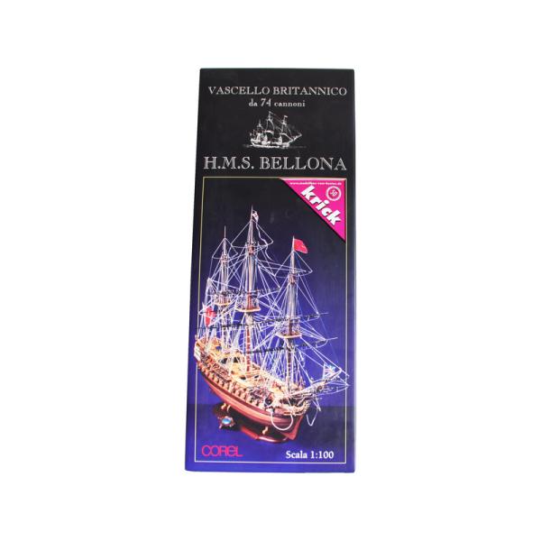 COREL H.M.S. Bellona 1760 1:100 kit (obrázek 3)