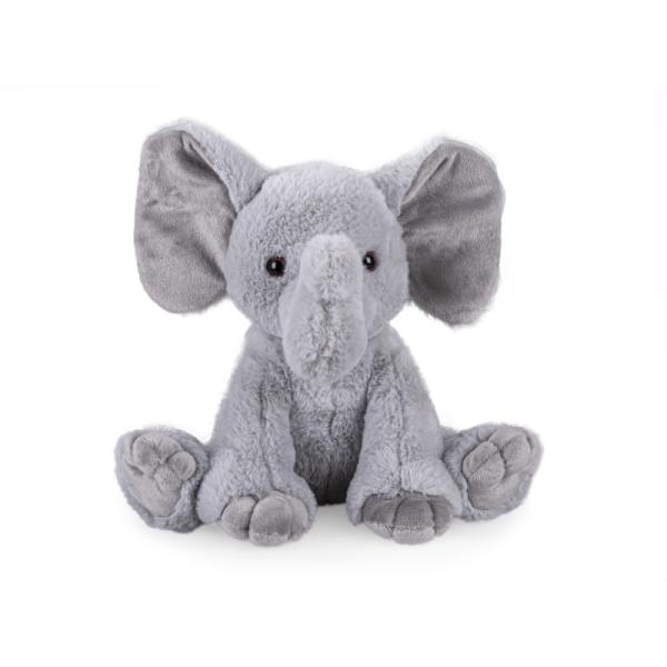 Slon plyšový 25cm sedící ECO materiál