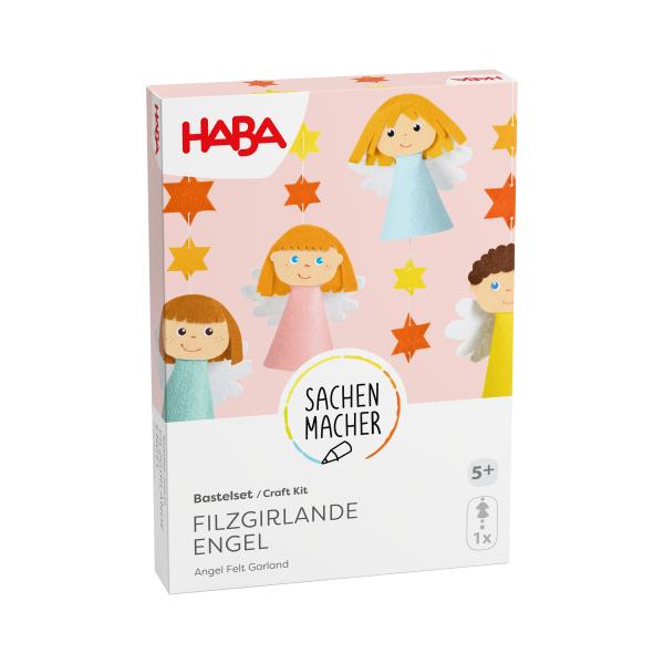 Haba Kreatívna sada Plstená girlanda Anjel