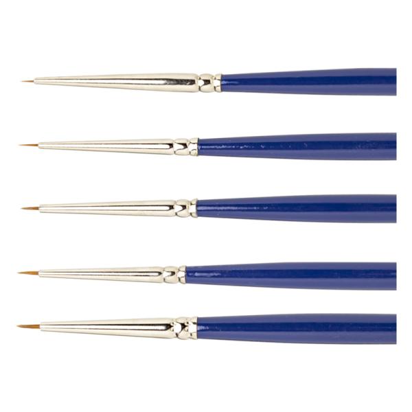Modelcraft štetec kolínsky red sable (veľkosti 10/0, 20/0, 30/0, 40/0 a 50/0)