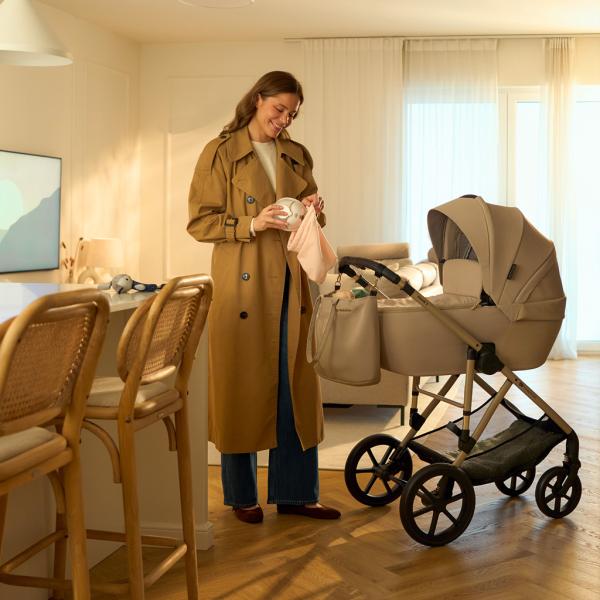 KINDERKRAFT Odsávačka mateřského mléka Single Hands-free Mamaflow Gold (obrázek 3)