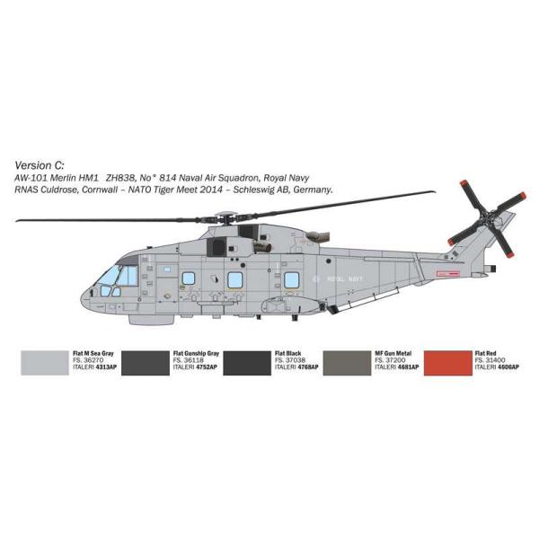Model Kit vrtulník 1486 - AW-101 Merlin HM.1 (1:72) (obrázek 6)