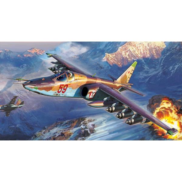 Model Kit letadlo 7312 - Sovětský útočný letoun Su-25 "Frogfoot" (1:72) (obrázek 10)