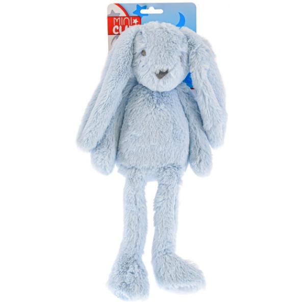 Mini Club zajíček plyšový modrý 30cm dlouhé nohy