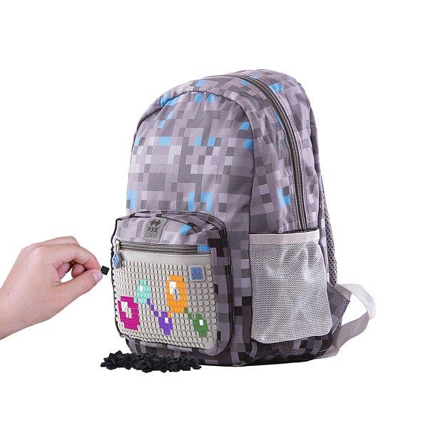 PIXIE CREW dětský batoh šedý-modrý