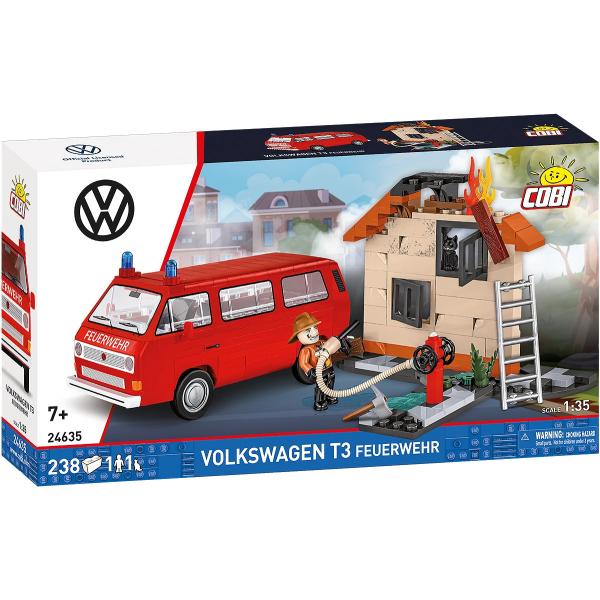 Cobi Volkswagen T3 Hasiči, 1:35, 238 k, 2 f