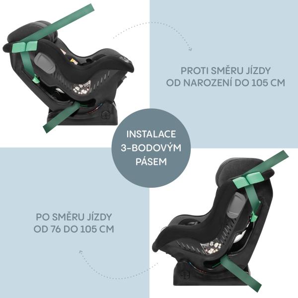 Autosedačka Verso R129, Noční černá