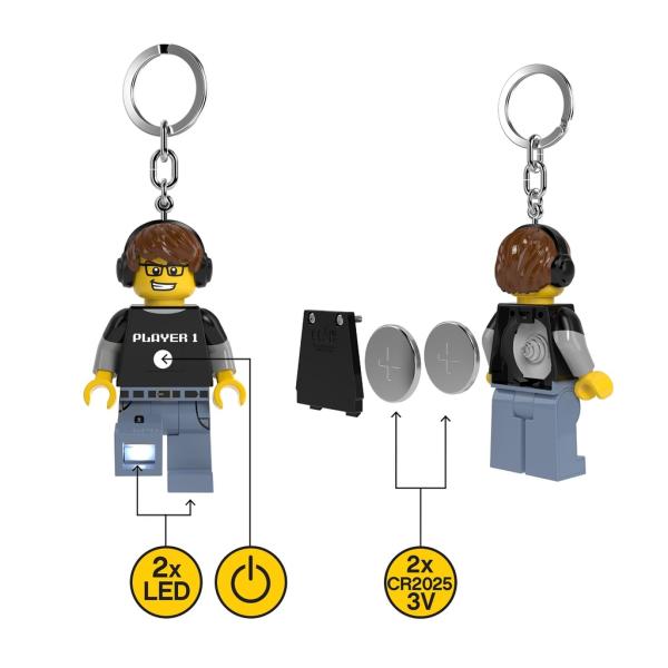LEGO Minifigures Hráč videoher svítící figurka (HT) (obrázek 4)