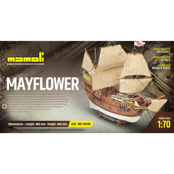 MAMOLI Mayflower 1609 1:70 kit