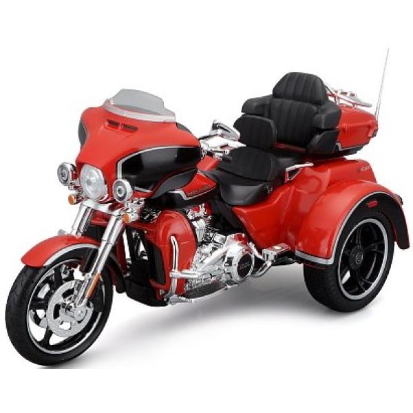 Maisto - H-D Trikes - 2021 CVO Tri Glide, metal oranžová, 1:12