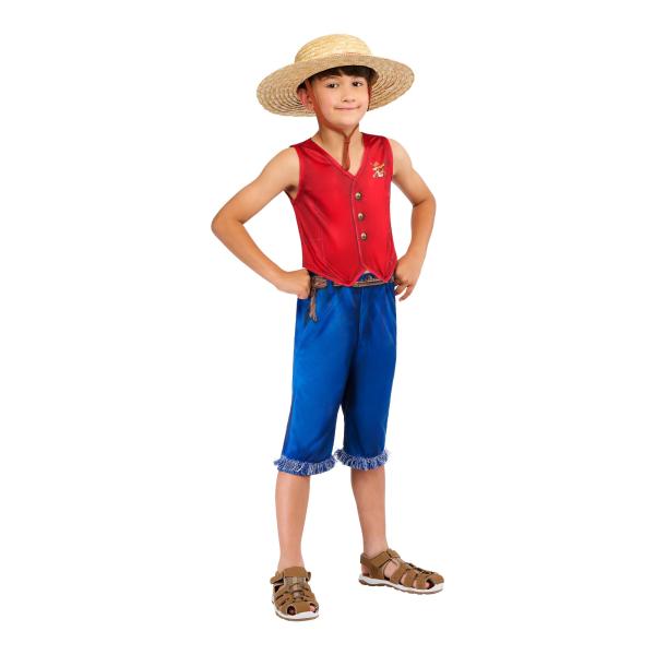 ONE PIECE LUFFY dětský kostým velikost (134-140cm) (obrázek 4)