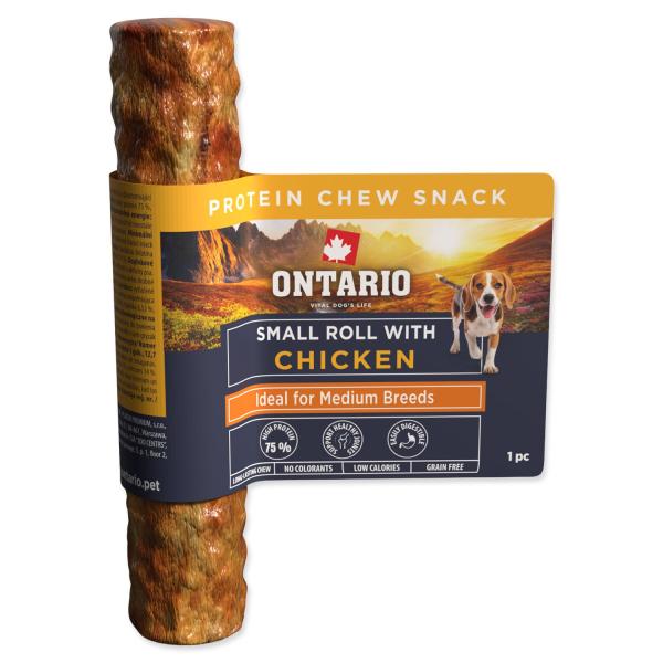 Delicia Ontario Protein masticable pequeño rollo con pollo 1ud 12,7cm
