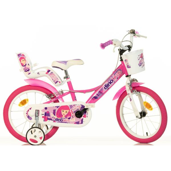 Dino Bikes - Detský bicykel 16" 164RSN-09FY - Fairy ružový 2024