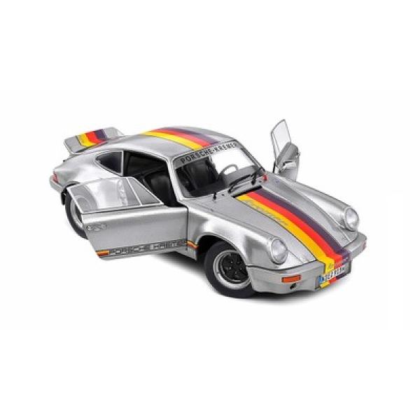 1:18 PORSCHE 911 RSR KREMER RALLY STŘÍBRNÁ 1973