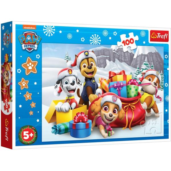 Trefl Puzzle 100 dielikov Paw Patrol Vianoce