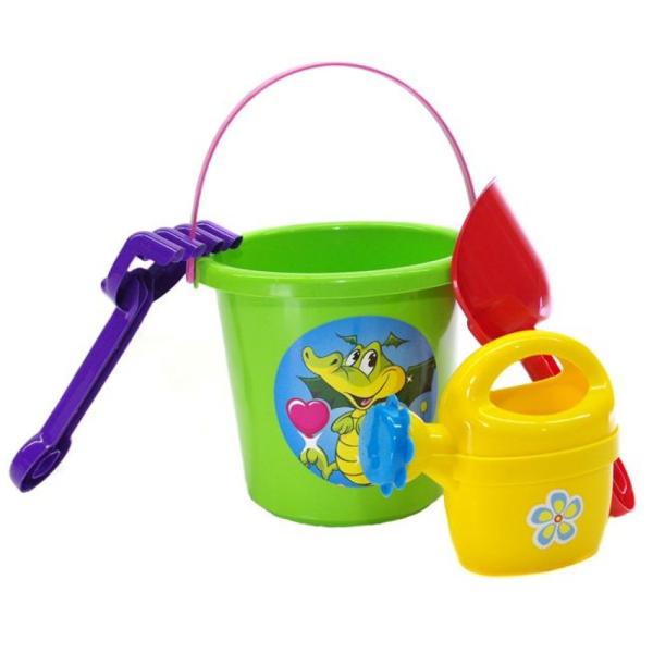 Doloni Sada do piesku - vedierko, lopatka, hrable a krhlička