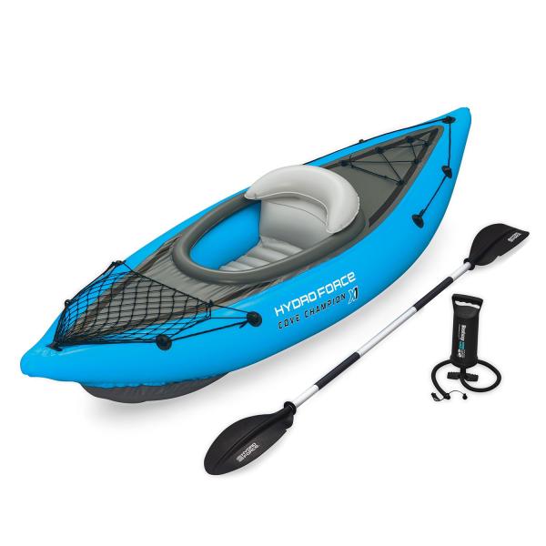 Bestway 65115 Nafukovací jednomístný kajak Cove Champion X1, 275 x 81 cm